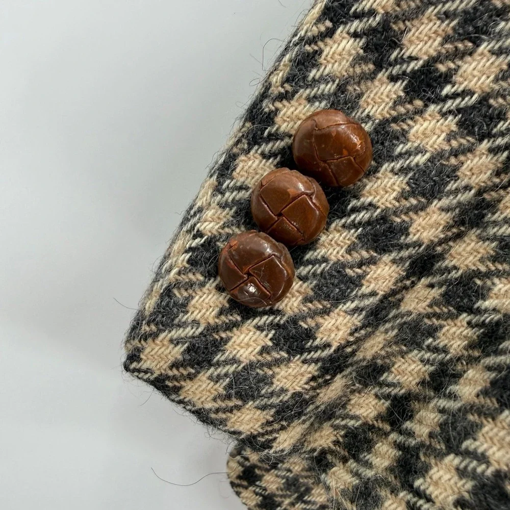 PLEASE READ  Donegal Mist Handwoven Tweed Cashmere & Kid Mohair Coat blazer‎